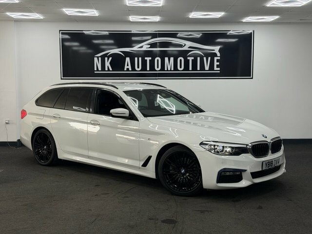 BMW 5 Series 2018 2.0 520D M Sport Touring Euro White