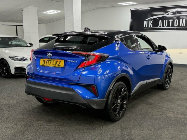Toyota C-Hr 2017 1.8 Vvt-h Dynamic Suv Hybrid Cvt E Blue #4