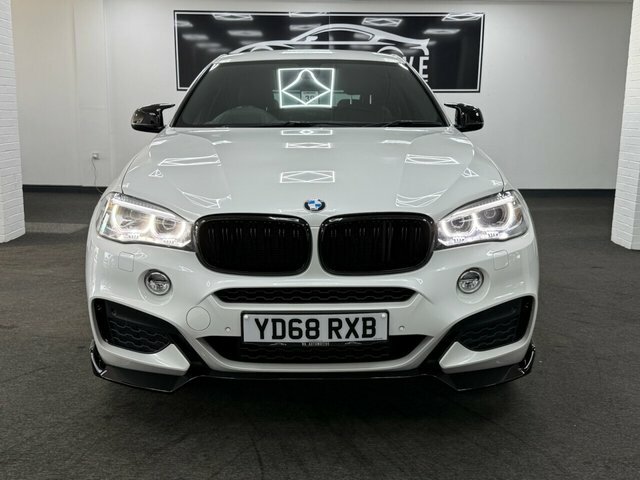 BMW X6 2018 3.0 30D M Sport Edition Suv X YD68RXB White #3