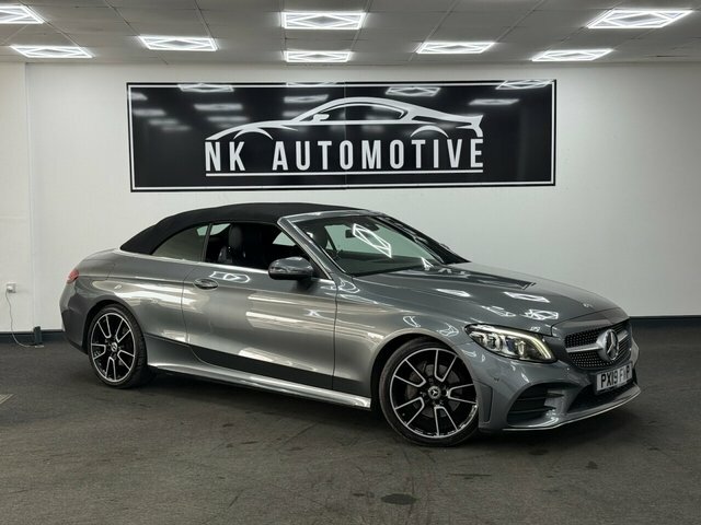 Mercedes-Benz C Class 2019 1.5 C200 Mhev Amg Line Premium Cabriolet Grey