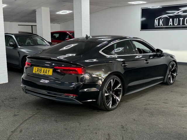 Audi A5 2018 2.0 Tdi Ultra S Line Sportback Man LR18AAY Black #3