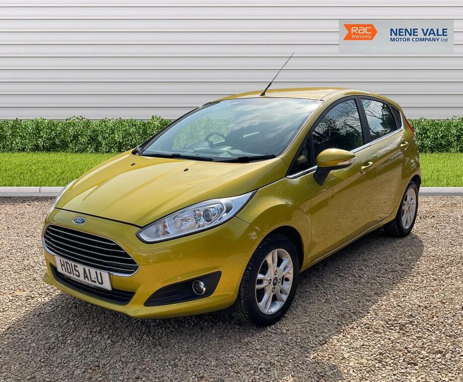 Ford Fiesta 1.0T Ecoboost Zetec Euro 6 Ss Yellow #4