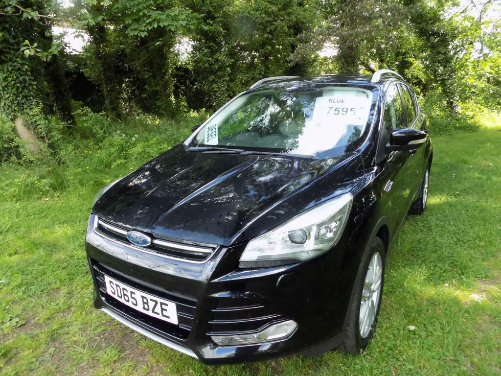 Ford Kuga 2.0 Tdci Titanium X Sport Awd Euro 6 S S DC65EDU Black #3