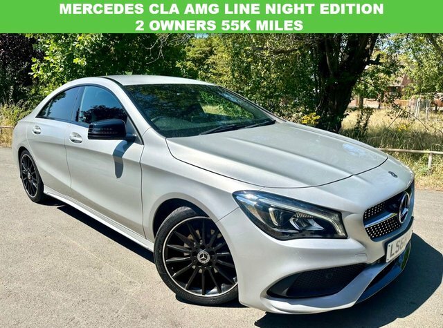 Mercedes-Benz CLA Class 1.6 Cla200 Amg Line Night Edition Coupe Black