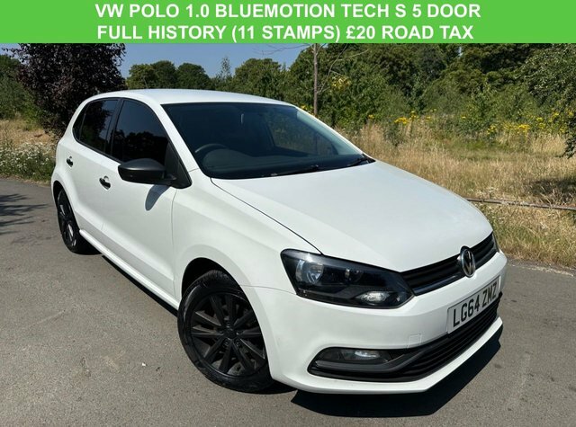 Volkswagen Polo 1.0 Bluemotion Tech S Hatchback White