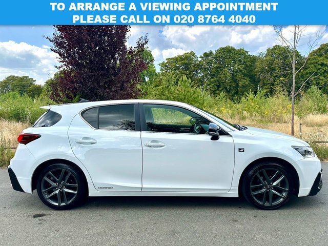 Lexus CT 1.8 200H F Sport Hatchback Hybrid Cvt E White #4