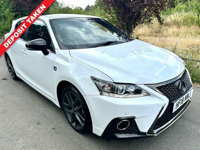 Lexus CT 1.8 200H F Sport Hatchback Hybrid Cvt E White