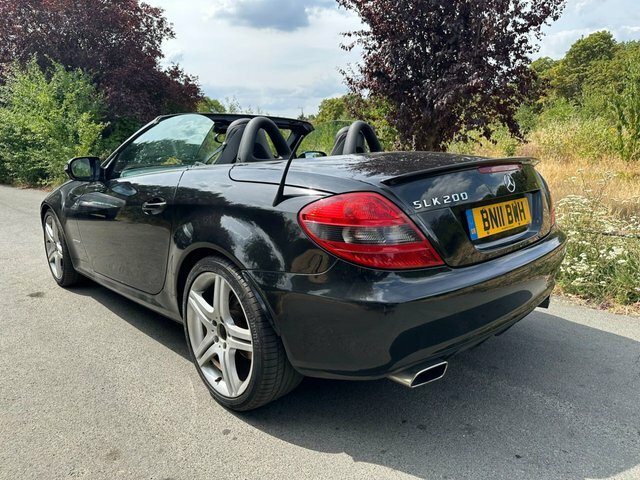 Mercedes-Benz SLK 1.8 Slk200k Convertible Tiptronic Euro Black #4