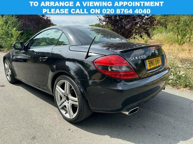 Mercedes-Benz SLK 1.8 Slk200k Convertible Tiptronic Euro Black #2