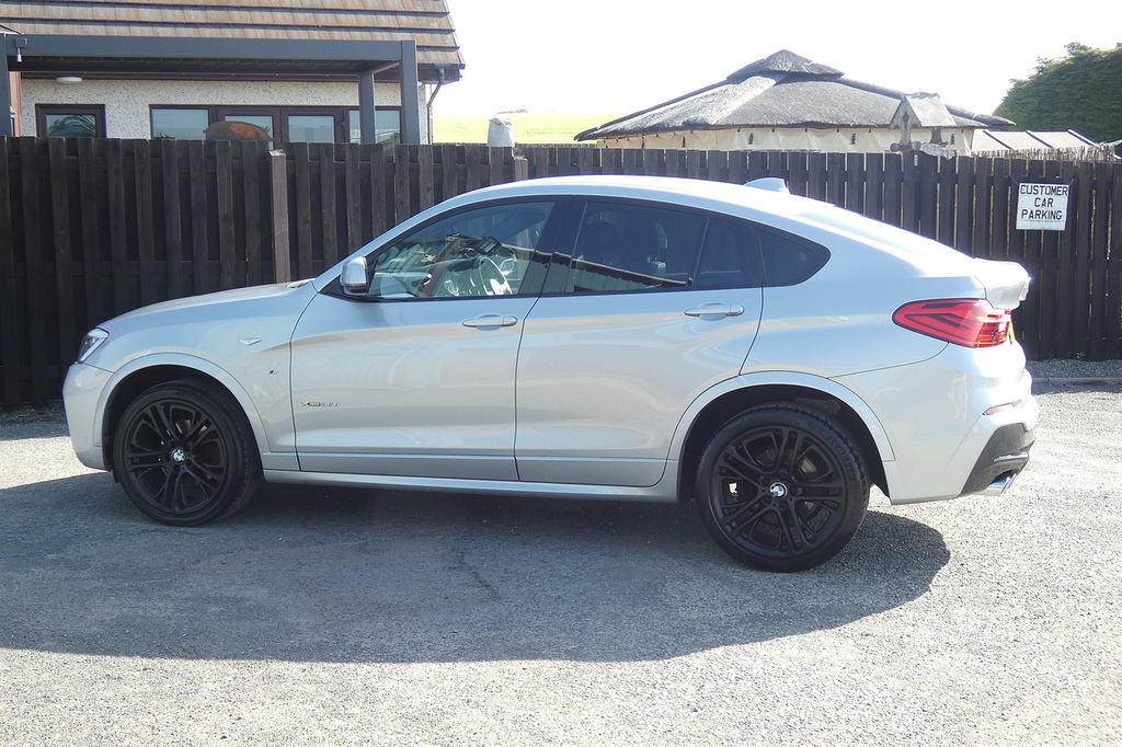 BMW X4 3.0 35D M Sport Suv Xdrive Euro 6 YK67BKN Silver #5