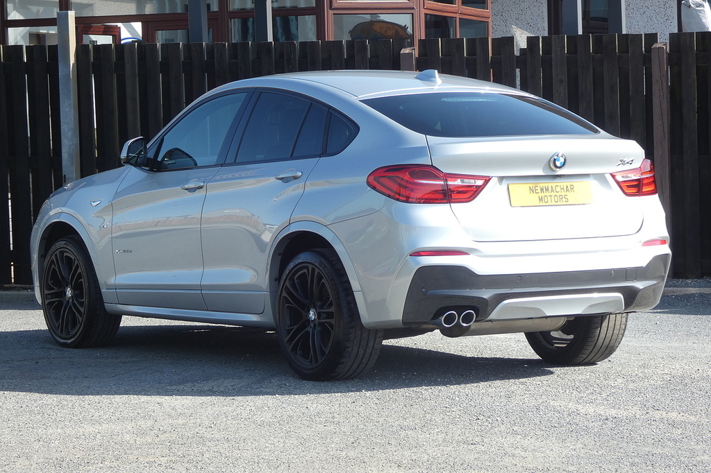 BMW X4 3.0 35D M Sport Suv Xdrive Euro 6 YK67BKN Silver #4