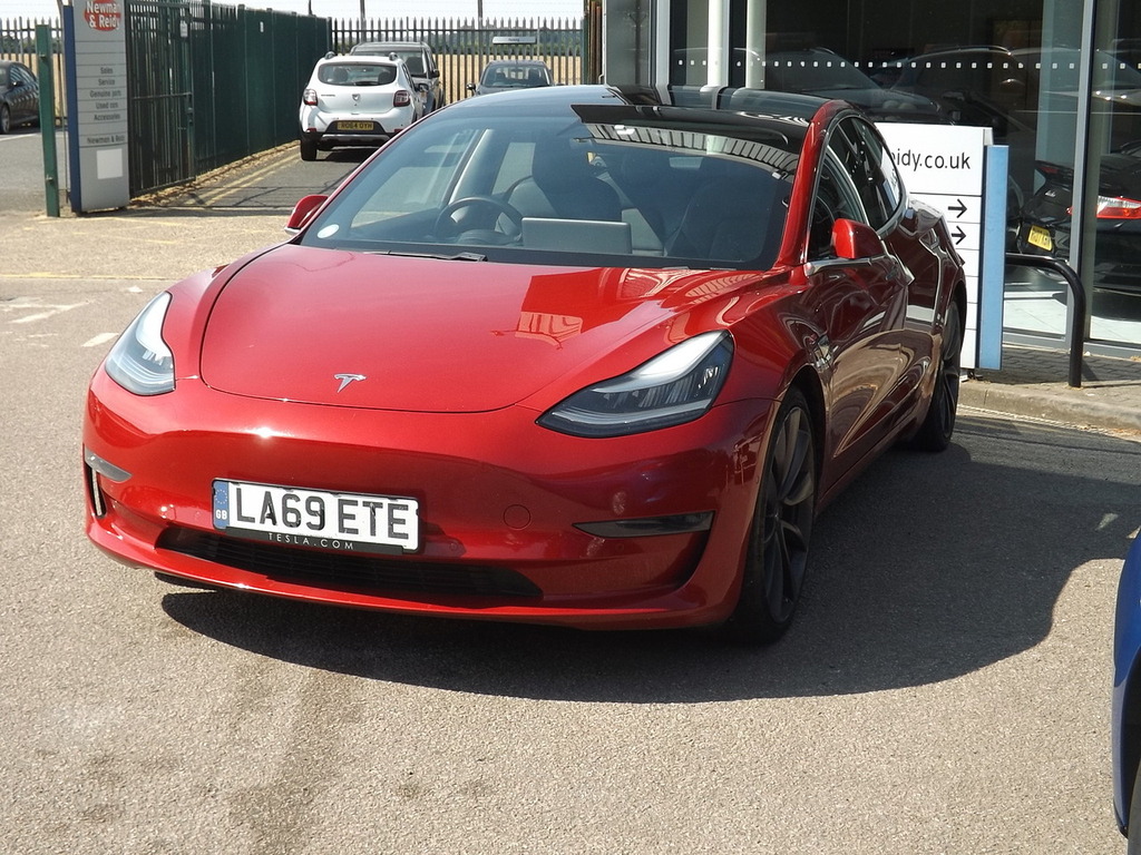 Tesla Model 3 Performance Red