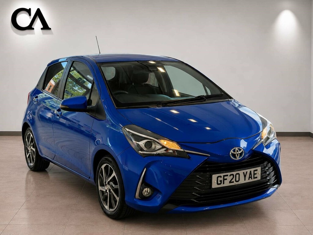 Toyota Yaris Vvt-h Y20 Bi-tone Hatchback Hybrid E-cvt Eu Blue
