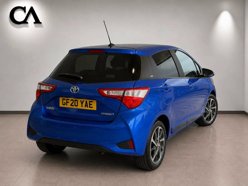 Toyota Yaris Vvt-h Y20 Bi-tone Hatchback Hybrid E-cvt Eu GF20YAE Blue #3