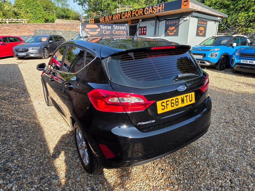 Ford Fiesta Hatchback 1.1 Ti-vct Zetec Euro 6 Ss 2019 SF68WTU Black #4