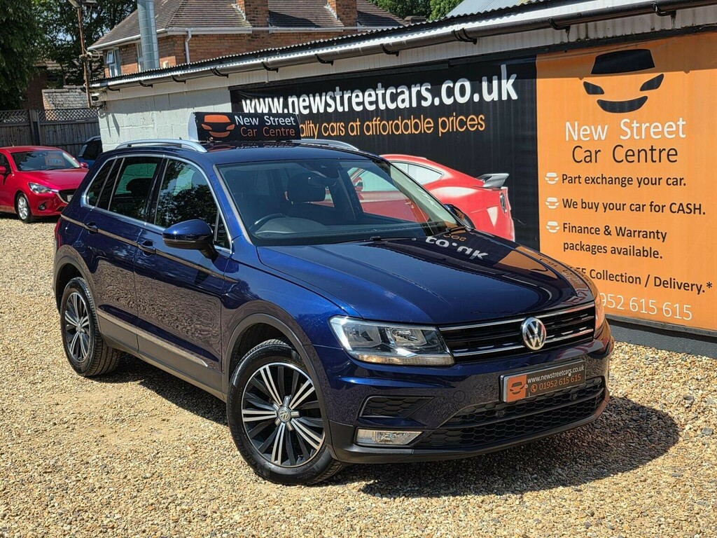 Volkswagen Tiguan Suv 2.0 Tdi Bluemotion Tech Se Dsg 4Motion Euro 6 Blue