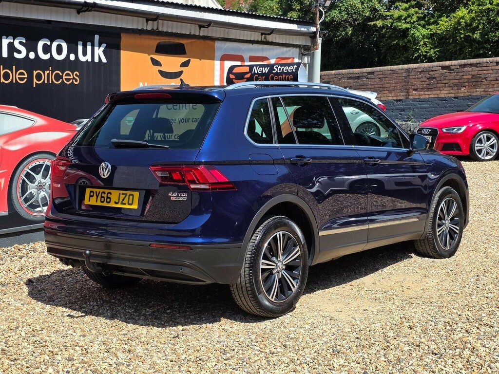 Volkswagen Tiguan Suv 2.0 Tdi Bluemotion Tech Se Dsg 4Motion Euro 6 PY66JZO Blue #6