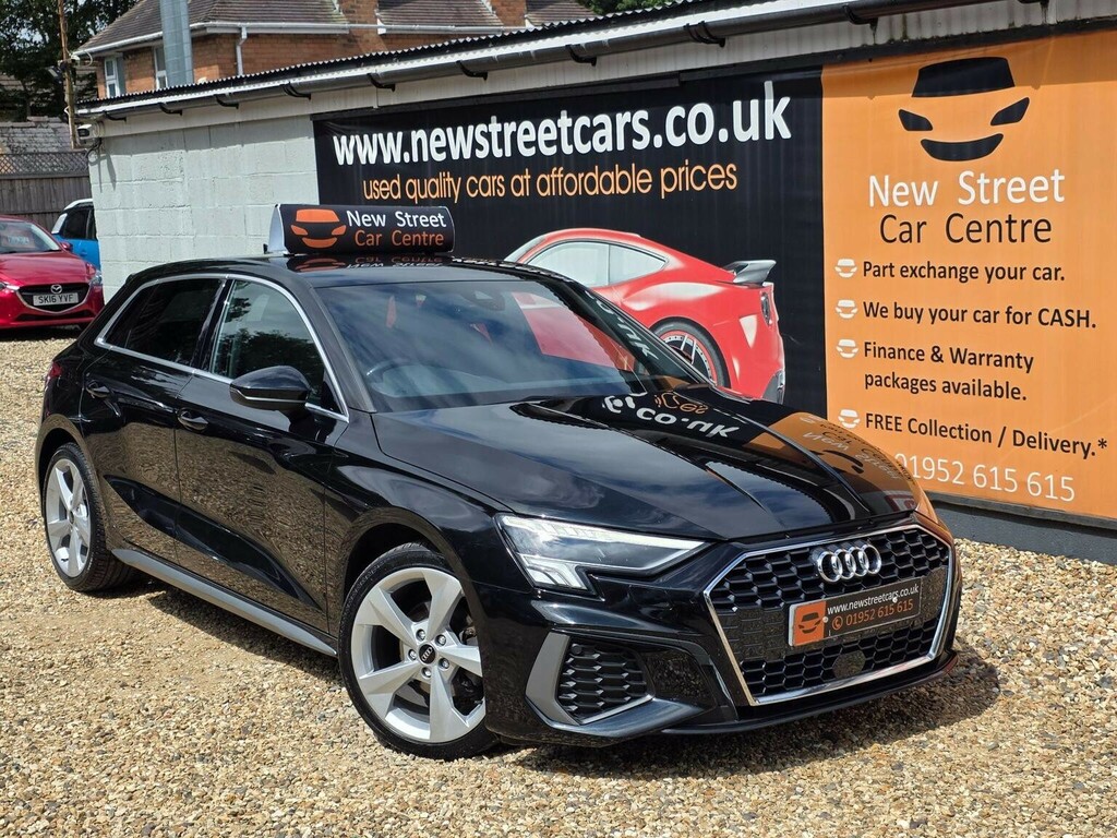 Audi A3 Hatchback 1.0 Tfsi 30 S Line Sportback Euro 6 Ss Black