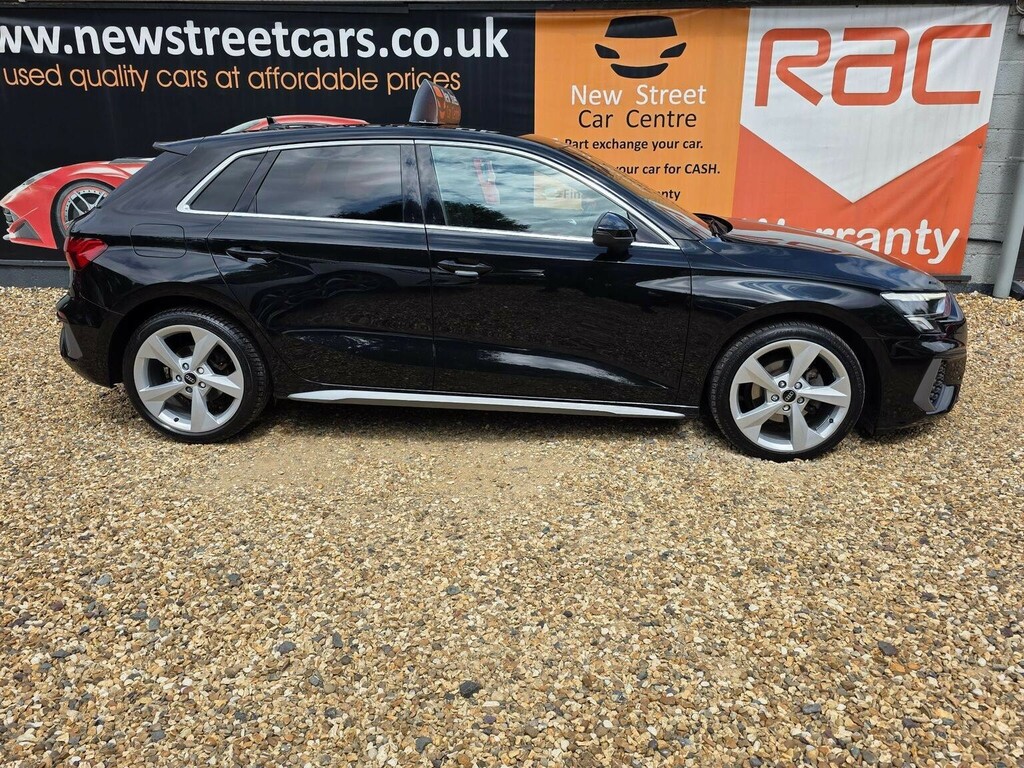 Audi A3 Hatchback 1.0 Tfsi 30 S Line Sportback Euro 6 Ss SD23WZM Black #5