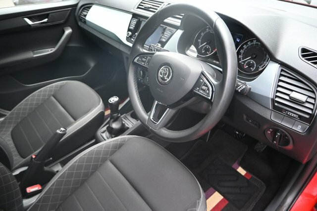 Skoda Fabia 1.0 Se Hatchback Euro 6 S S 7 SH68YSF Red #4