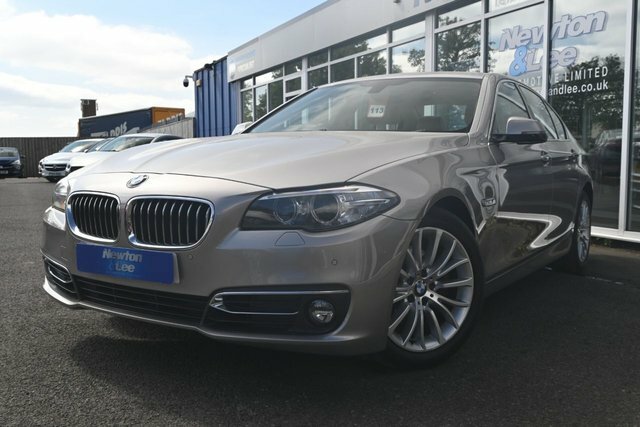 BMW 5 Series 2.0 520D Luxury Saloon Euro 6 S S NJ14XHO Silver #3