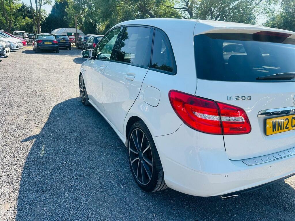 Mercedes-Benz B Class Mpv 1.8 B200 Cdi Blueefficiency Sport 7G-dct Euro White #4