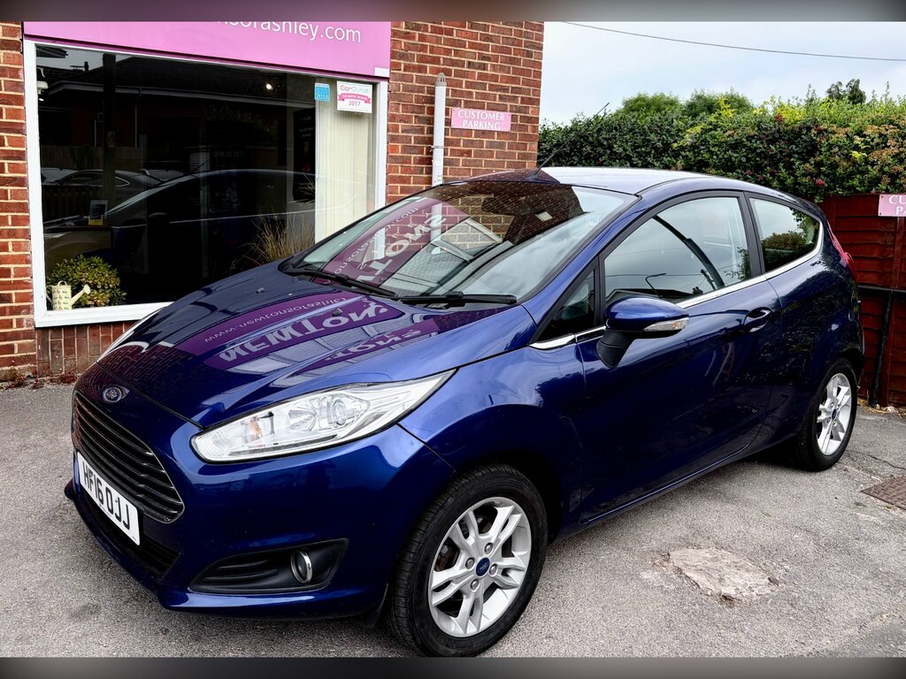 Ford Fiesta 1.5 Tdci Zetec Hatchback Euro 6 Blue