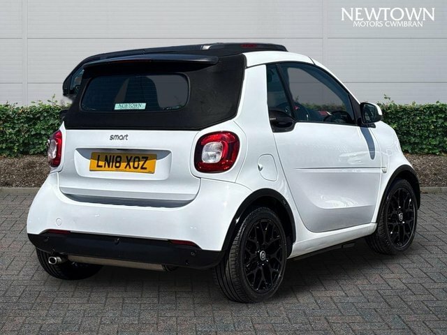 Smart Fortwo Cabrio Convertible 0.9T Prime Sport Premium Cabriolet T White #7