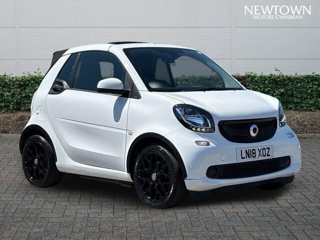 Smart Fortwo Cabrio 0.9T Prime Sport Premium Cabriolet Tw White
