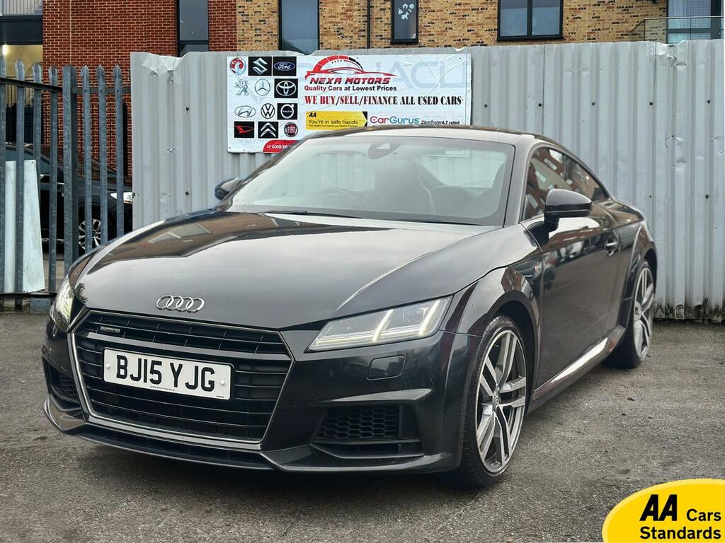 Audi TT 2.0 Tfsi S Line Coupe S Tronic Quattro BJ15YJG Black #2