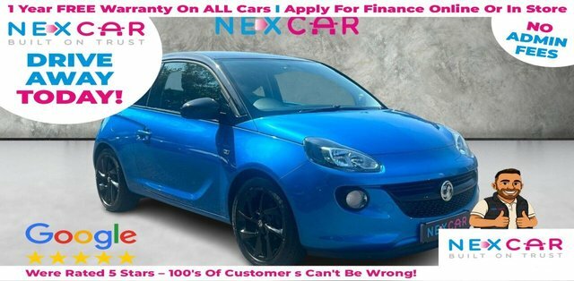 Vauxhall Adam 2017 1.2I Ecoflex Energised Hatchback M Blue
