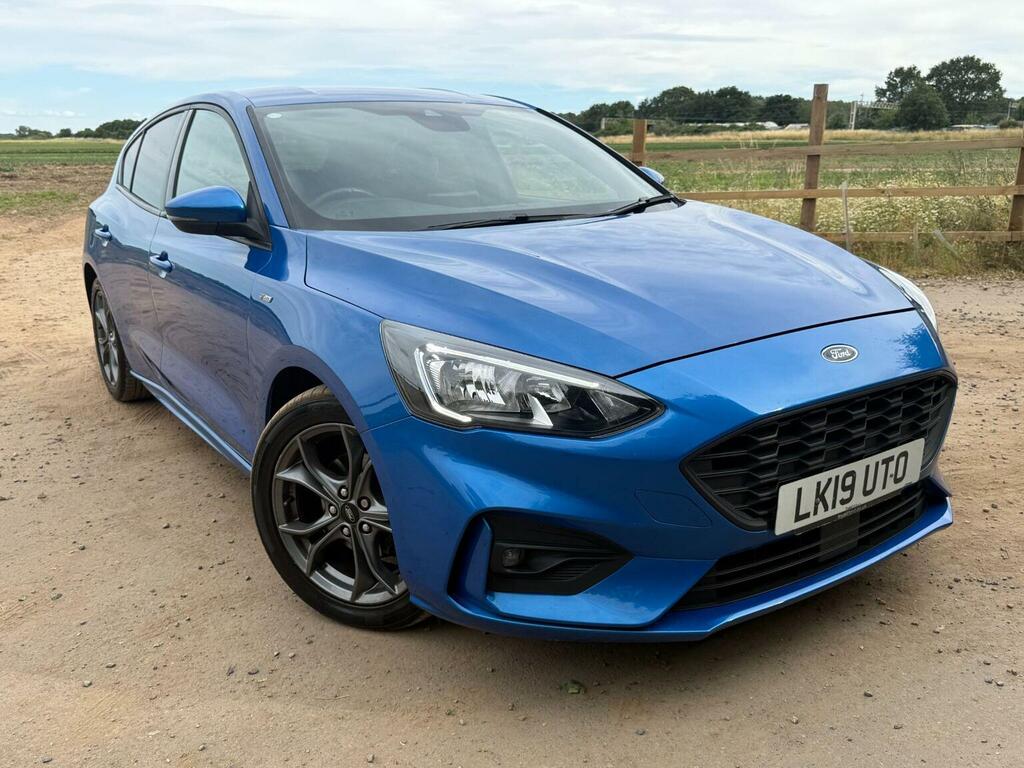 Ford Focus 1.5 Ecoblue St-line Euro 6 Ss LK19UTO Blue #4