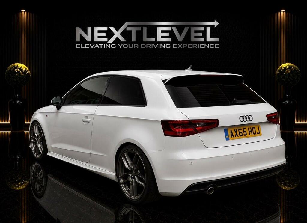 Audi A3 1.6 Tdi S Line S Tronic Euro 6 Ss AX65HOJ White #3