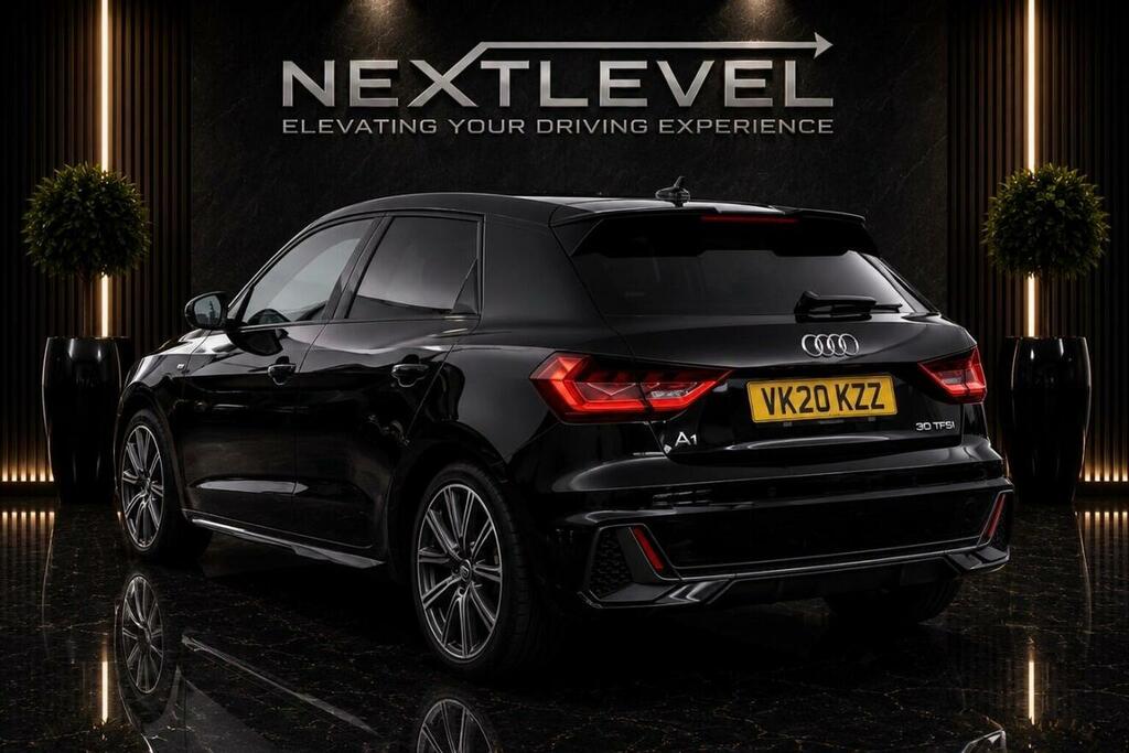 Audi A1 1.0 Tfsi 30 S Line Sportback Euro 6 Ss VK20KZZ Black #4