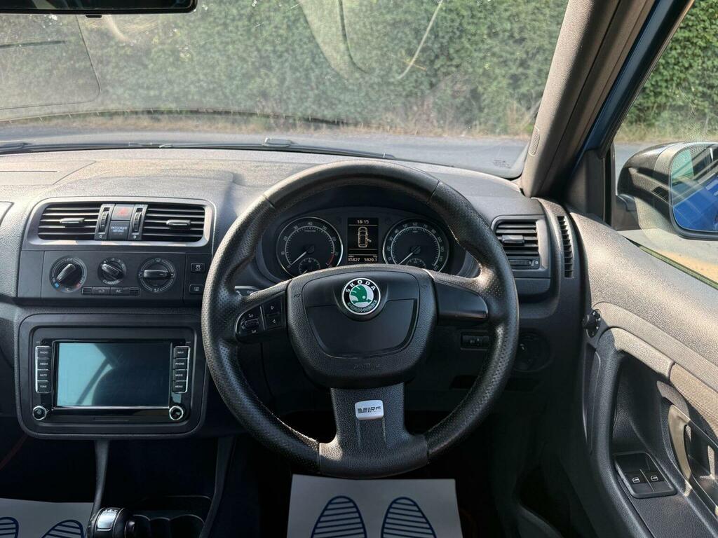 Skoda Fabia Vrs White #15