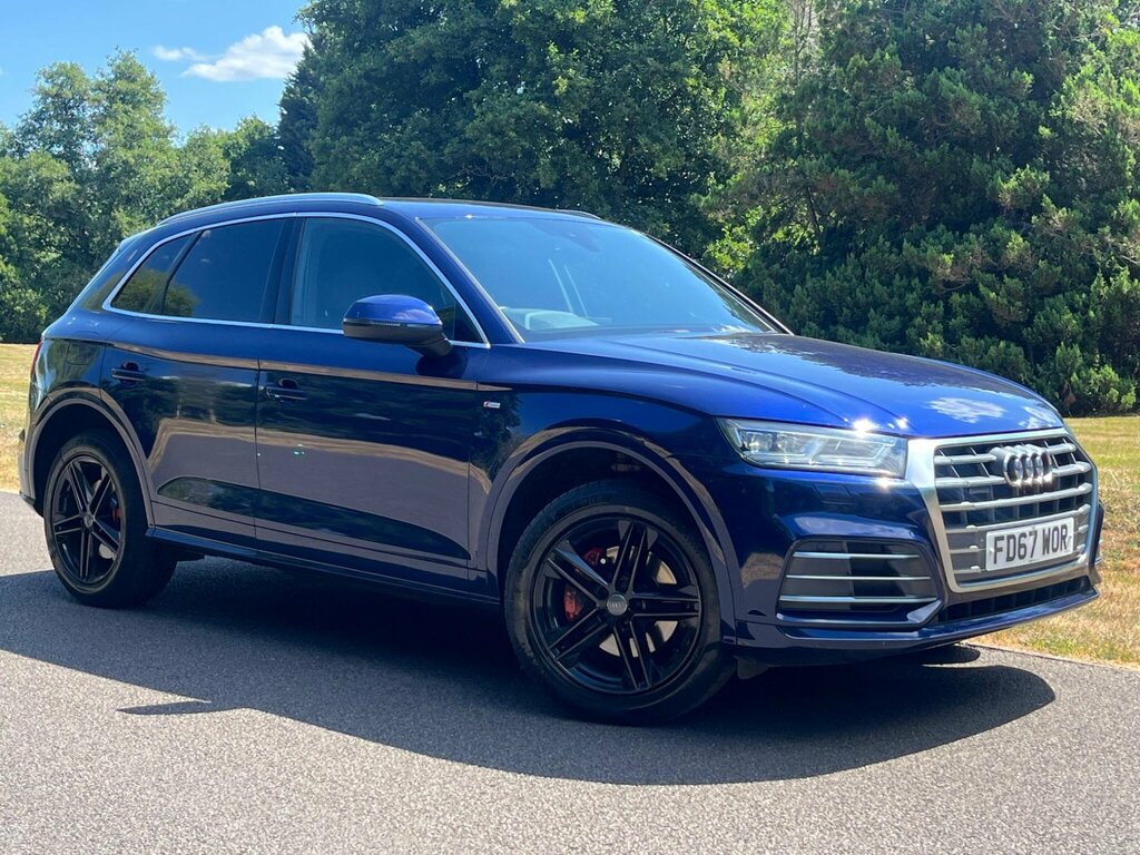Audi Q5 2.0 Tdi S Line S Tronic Quattro Euro 6 Ss Blue #4