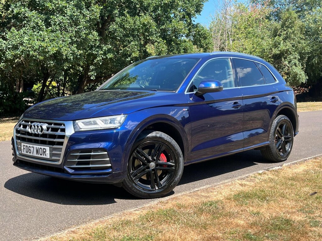 Audi Q5 2.0 Tdi S Line S Tronic Quattro Euro 6 Ss Blue #6