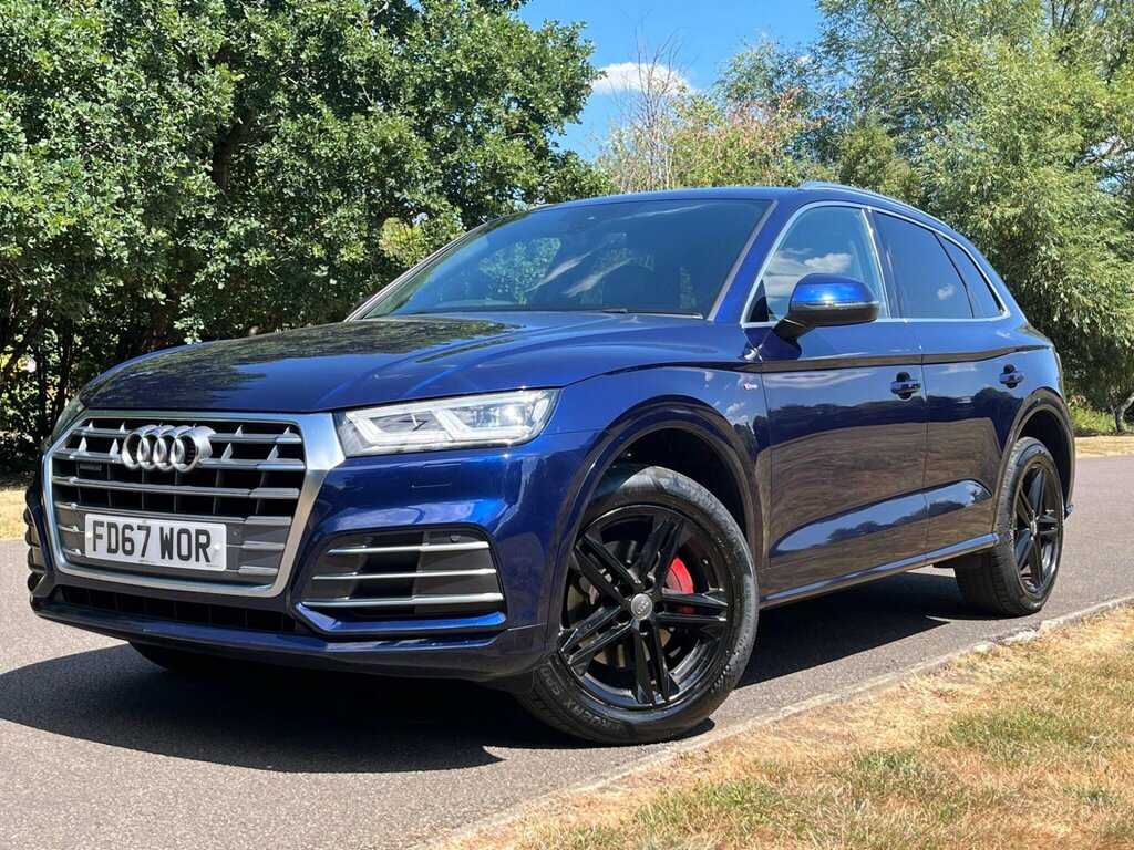 Audi Q5 2.0 Tdi S Line S Tronic Quattro Euro 6 Ss Blue #3