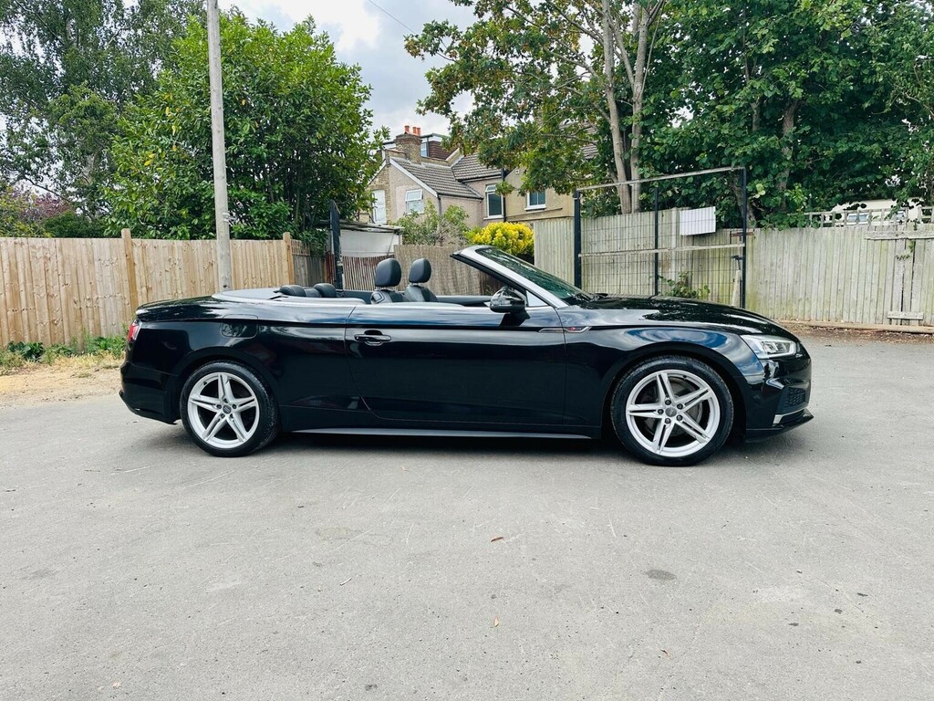 Audi A5 Convertible 2.0 Tfsi 40 S Line S Tronic Euro 6 S Black #4