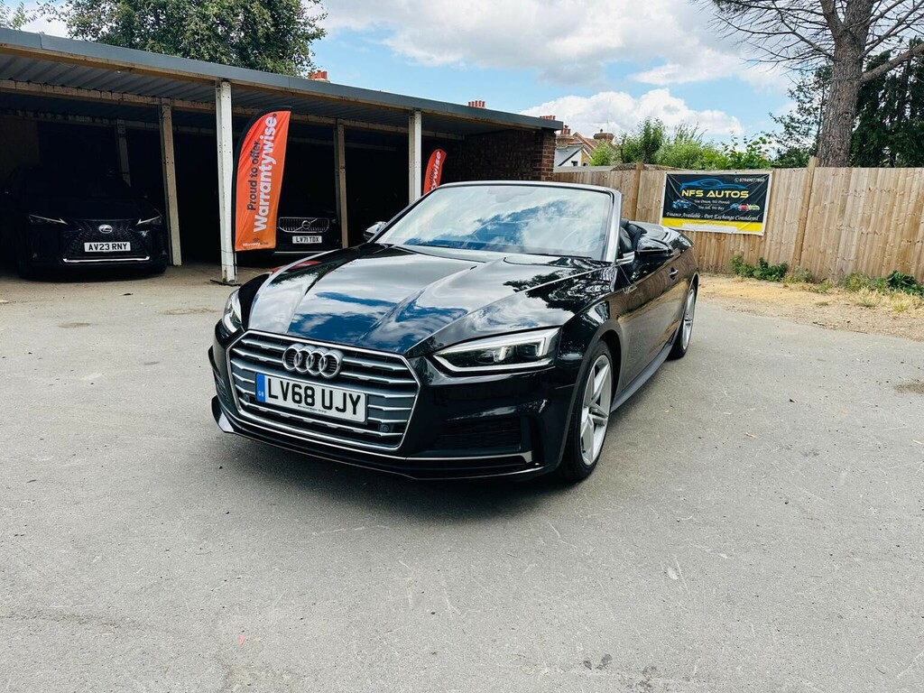 Audi A5 Convertible 2.0 Tfsi 40 S Line S Tronic Euro 6 S Black #5