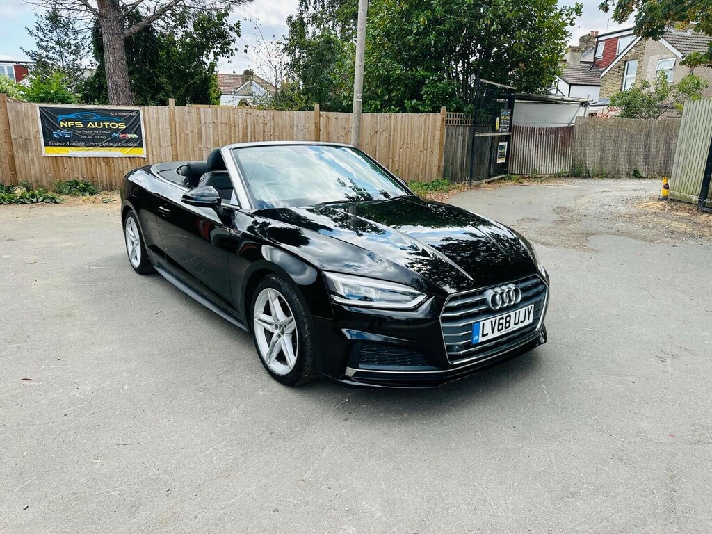 Audi A5 Convertible 2.0 Tfsi 40 S Line S Tronic Euro 6 S Black