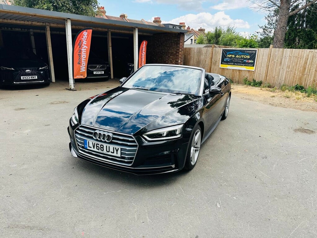 Audi A5 Convertible 2.0 Tfsi 40 S Line S Tronic Euro 6 S Black #6