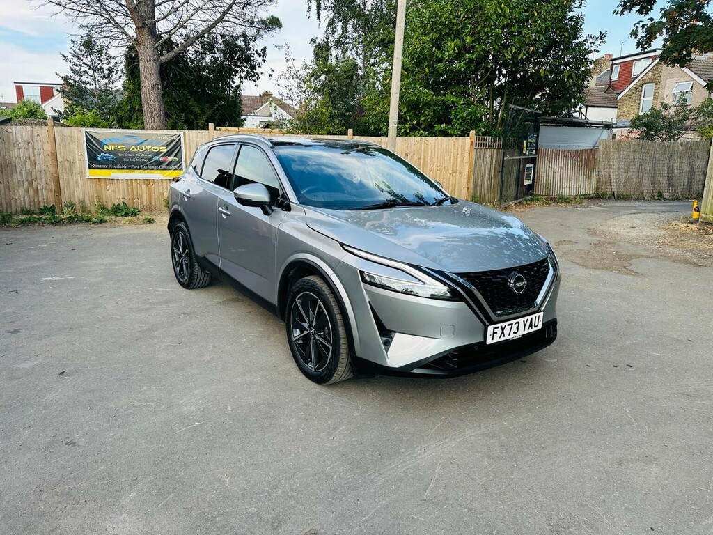 Nissan Qashqai Suv 1.3 Dig-t Mhev Tekna Xtron Euro 6 Ss 2 FX73YAU Silver #2