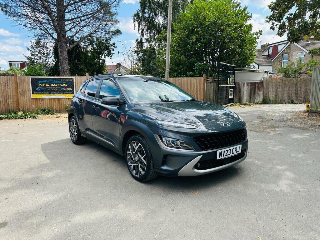 Hyundai Kona 1.6 H-gdi Ultimate Dct Euro 6 Ss Grey #4