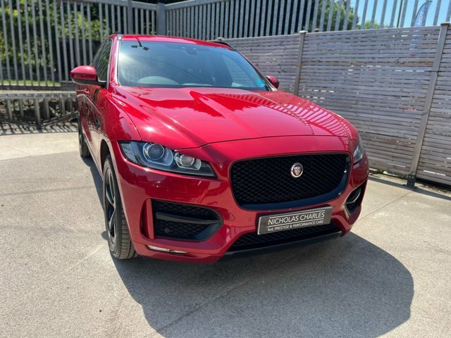 Jaguar F-Pace Suv Red #5