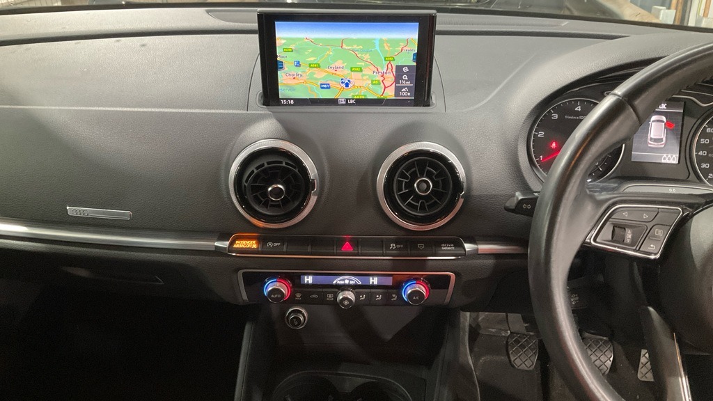 Audi A3 2.0 Tdi Sport Nav Dab Bluetooth Ulez BN67WYO Black #3