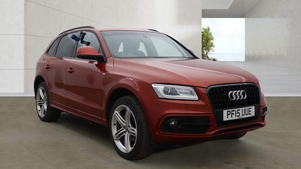 Audi Q5 2.0 Tdi 150 Quattro S Line Plus Nav Ule Red