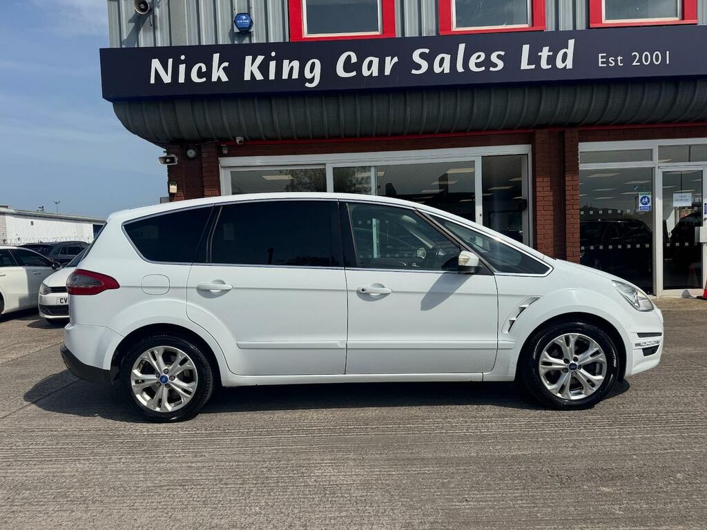 Ford S-Max 2.0 Tdci 140 Titanium Dab Bluetooth 7 S White #4