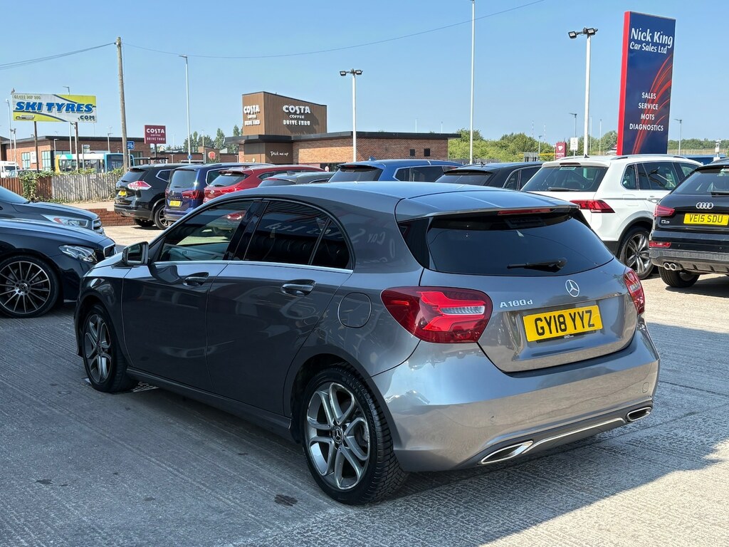 Mercedes-Benz A Class A180d Sport Edition Nav Camera Blu GY18YYZ Grey #2