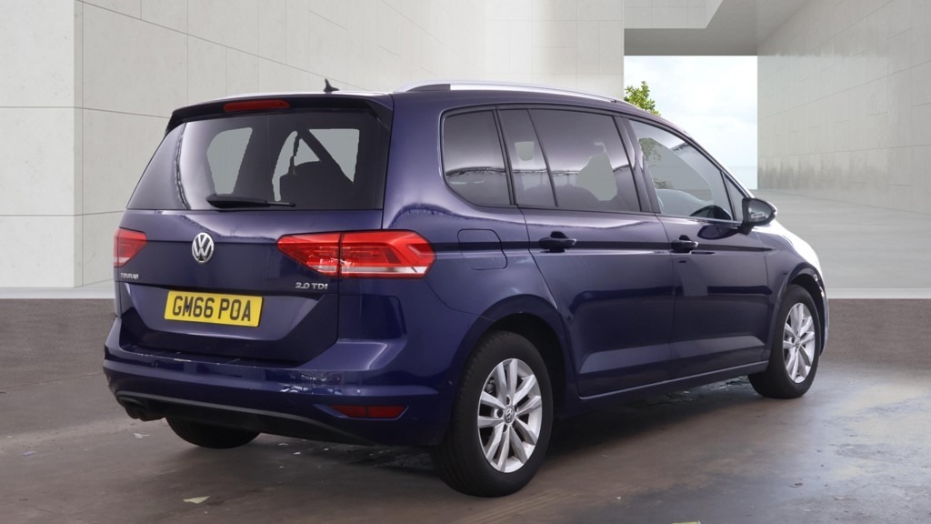 Volkswagen Touran 2.0 Tdi Se 35 Tax 60 Mpg Ulez Dab B Blue #4